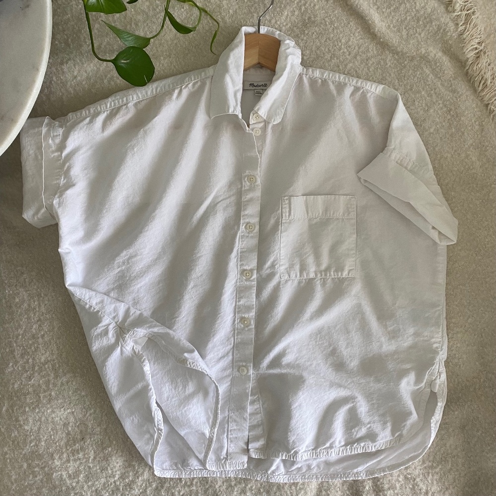 Madewell Daily Shirt Eyelet White XX-Small